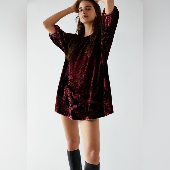 Maye Printed Velvet Tunic NWOT cosmic combo - Picture 1 of 8
